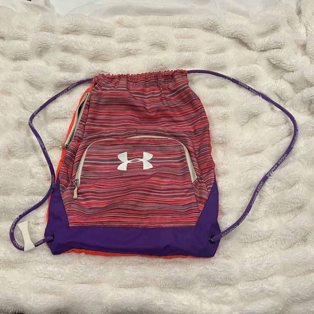 Under Armor Bright Multicolored Drawstring Bag - image 5
